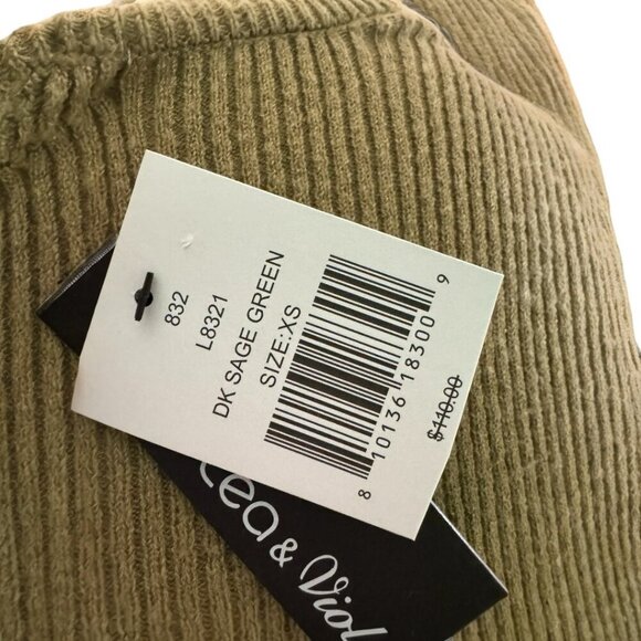 Leo and Violet sage green cardigan sweater (New) - Picture 3 of 3